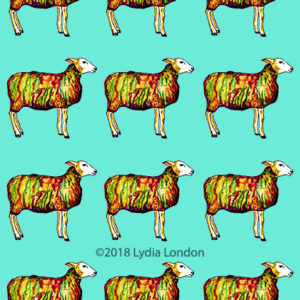 Sheep Fine Liner Artwork Print